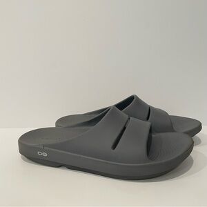 OOFOS Ooahh Gray Slide Sandals Size US M14-W16 EU 47